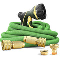 NGreen Expandable Garden Hose – Durable 12-Layer Latex with Brass Fittings