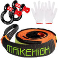 MAIKEHIGH 10 Ton Off-Road Recovery Tow Strap – 5M Heavy Duty Rope Kit