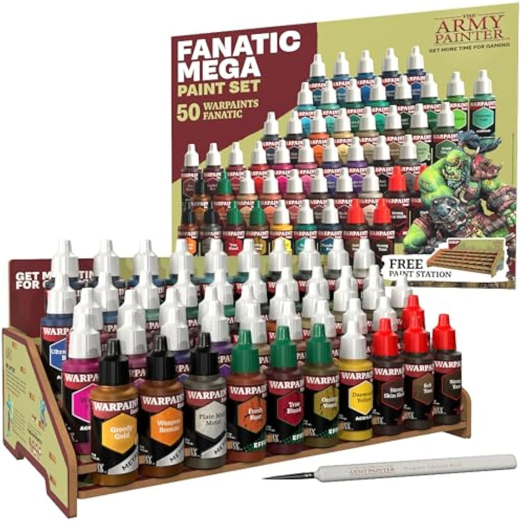The Army Painter Warpaints Fanatic Mega Set - 50 Miniature Paints