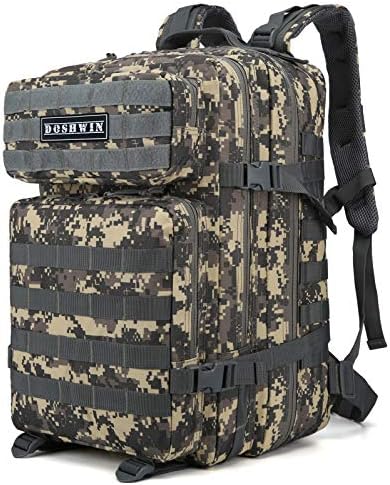 Doshwin 40L Military Tactical Backpack | Molle Camo Hiking Rucksack