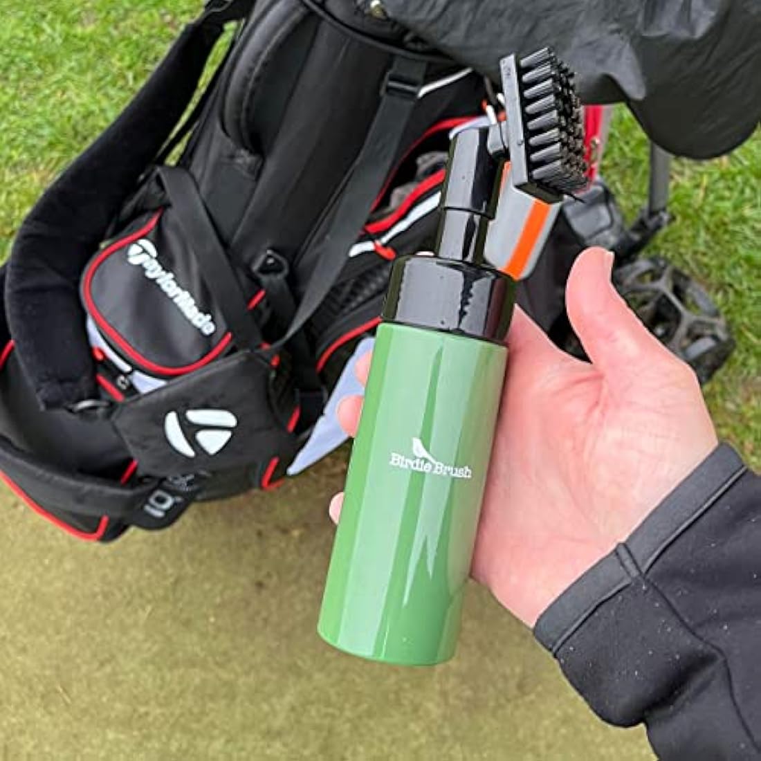Birdie Brush Golf Club Groove Cleaner with 200ml Water Spray Bottle