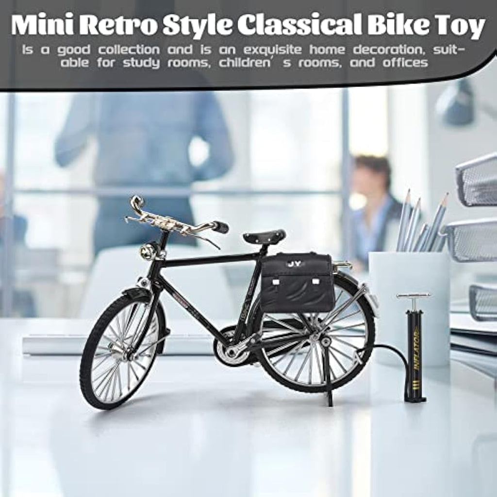 1:10 Retro DIY Bicycle Model Kit – Alloy Mini Bike Ornament