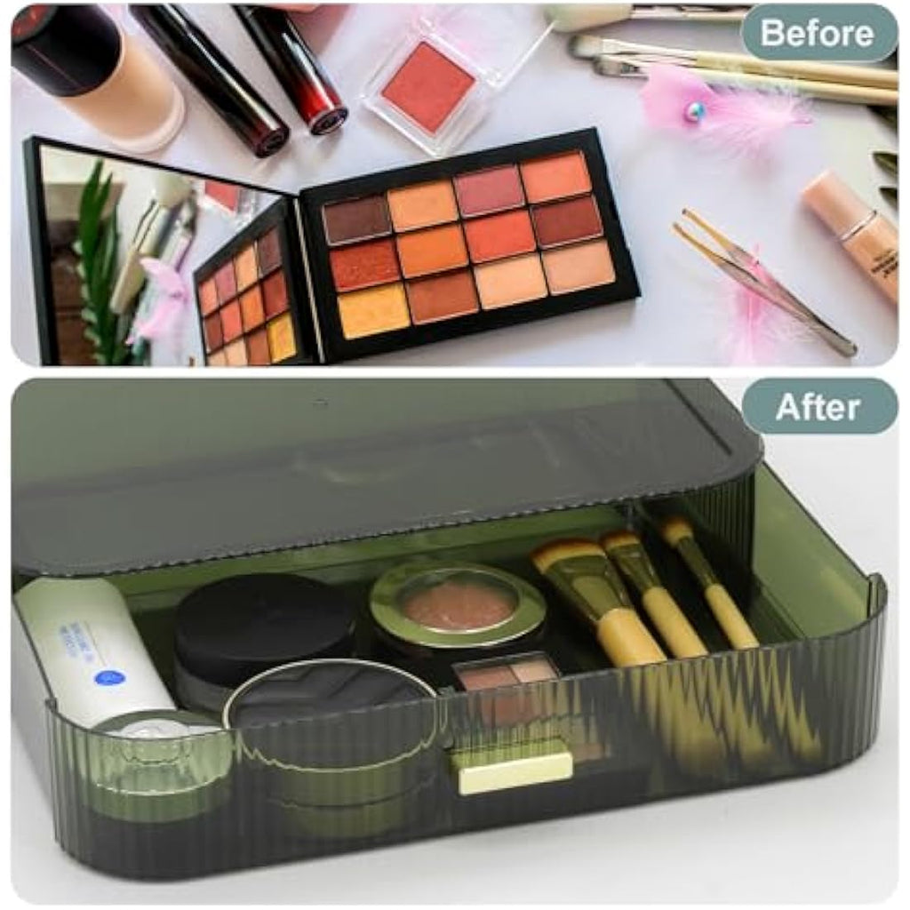 Stackable Makeup Organizer – Green PET Skincare Drawer