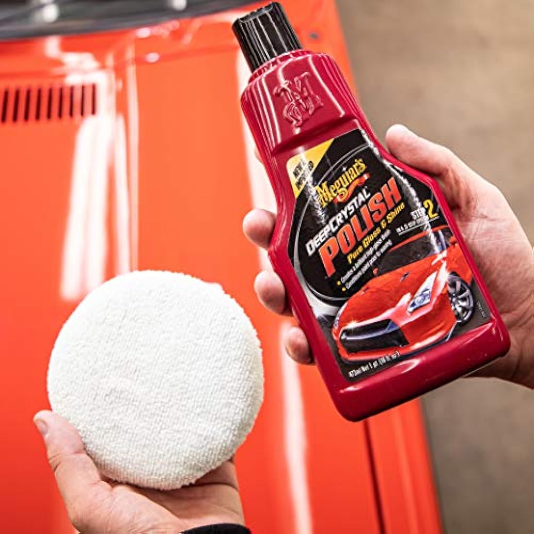 Meguiars Deep Crystal Step 2 Car Polish – High Gloss Paint Care 473ml