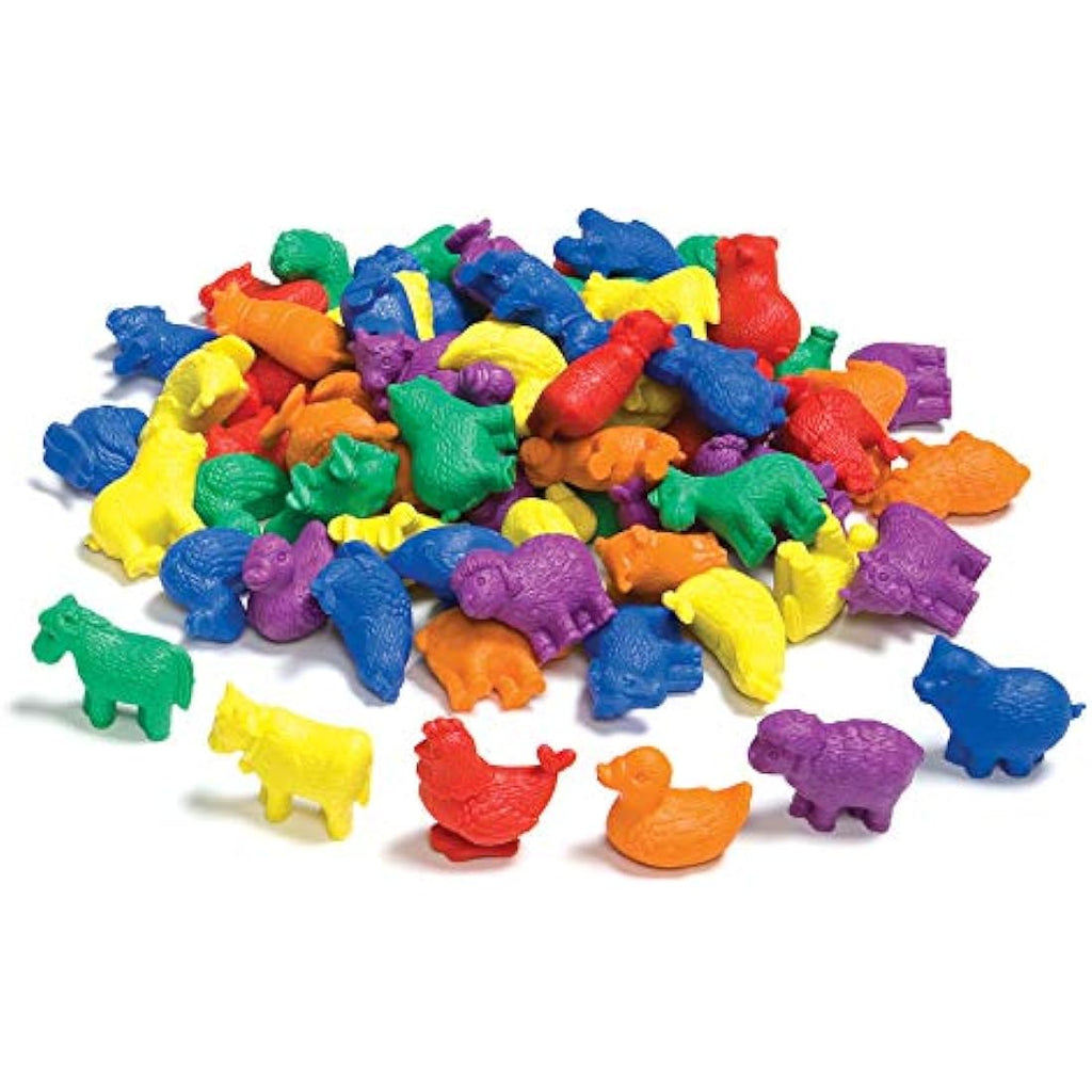 Jolof Store Farm Sorting Counters - Montessori Maths Toy (24 Pack)