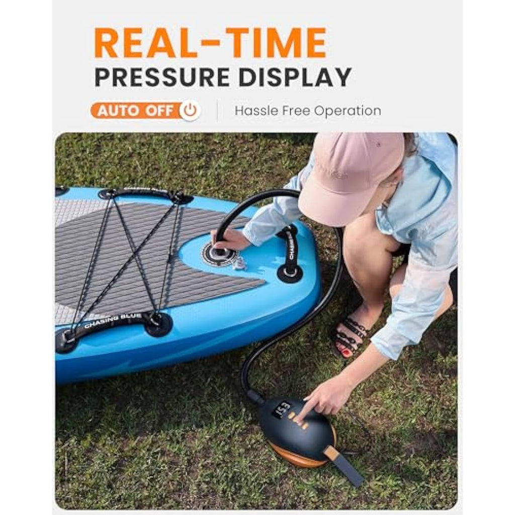 OutdoorMaster Dolphin 20PSI Electric SUP Pump - 12V DC Portable Inflator