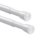 White Extendable Tension Rod – 68-100cm No-Drill Shower Rail