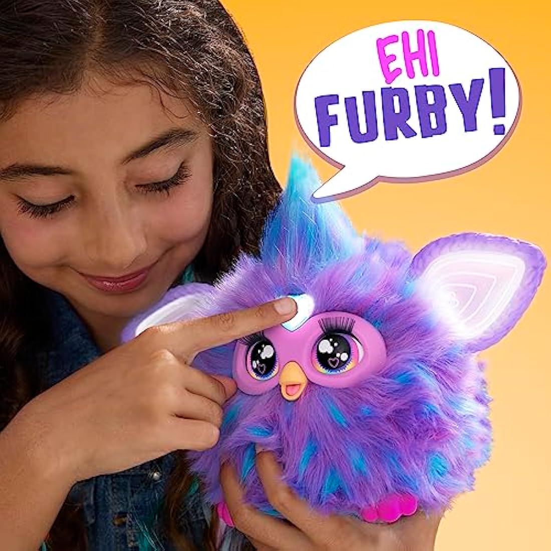 Furby Viola Giocattolo Peluche Interattivo - Robot Parlante per Bambini