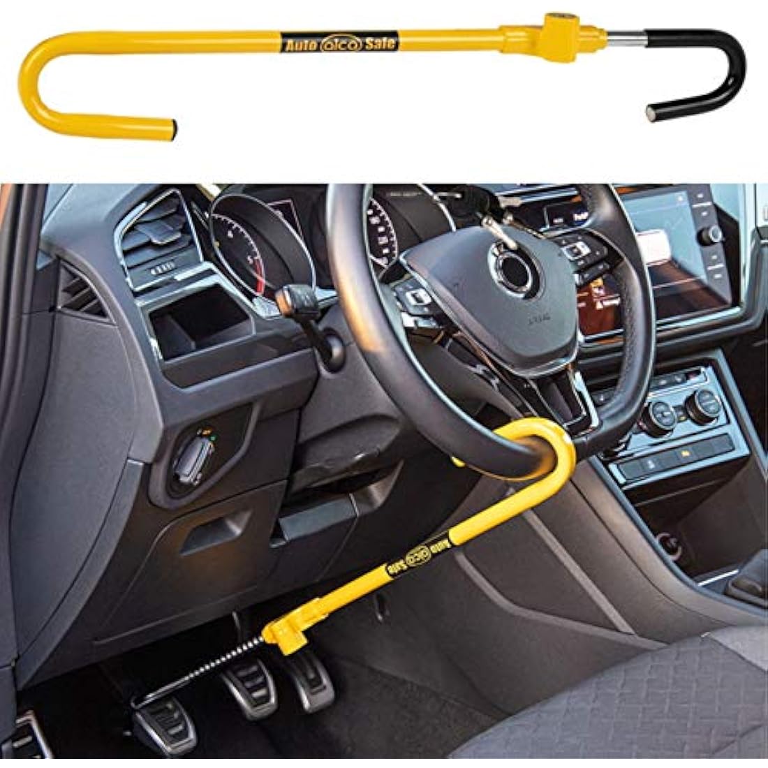 alca Germany Pedal to Steering Wheel Lock – Anti-Theft AutoSafe A301000