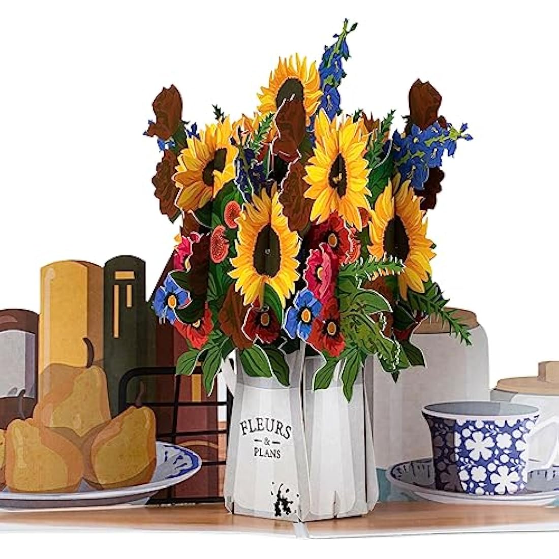 Cardology Sunflowers 3D Pop Up Card – Handmade Floral Greeting Card