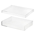 PATIKIL Acrylic Box with Lid 7.87" x 5.91" x 1.97", Clear Acrylic Display Boxes Plastic Square Cube Containers Storage Organizer for Candy Tiny - image 1