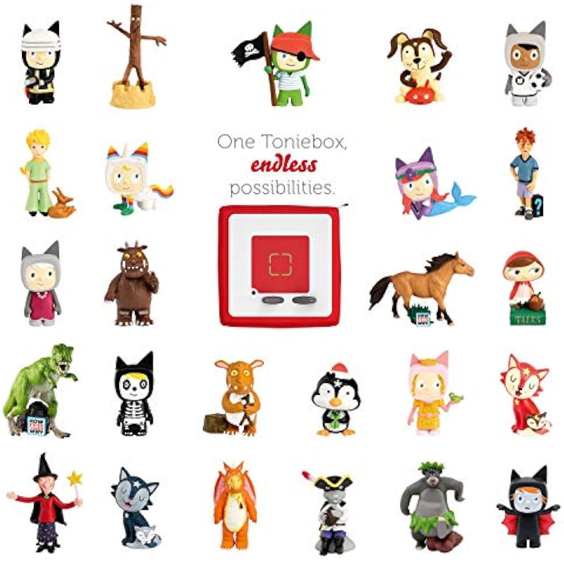 tonies Puss in Boots Audio Character – 5 Fairy Tales for Toniebox