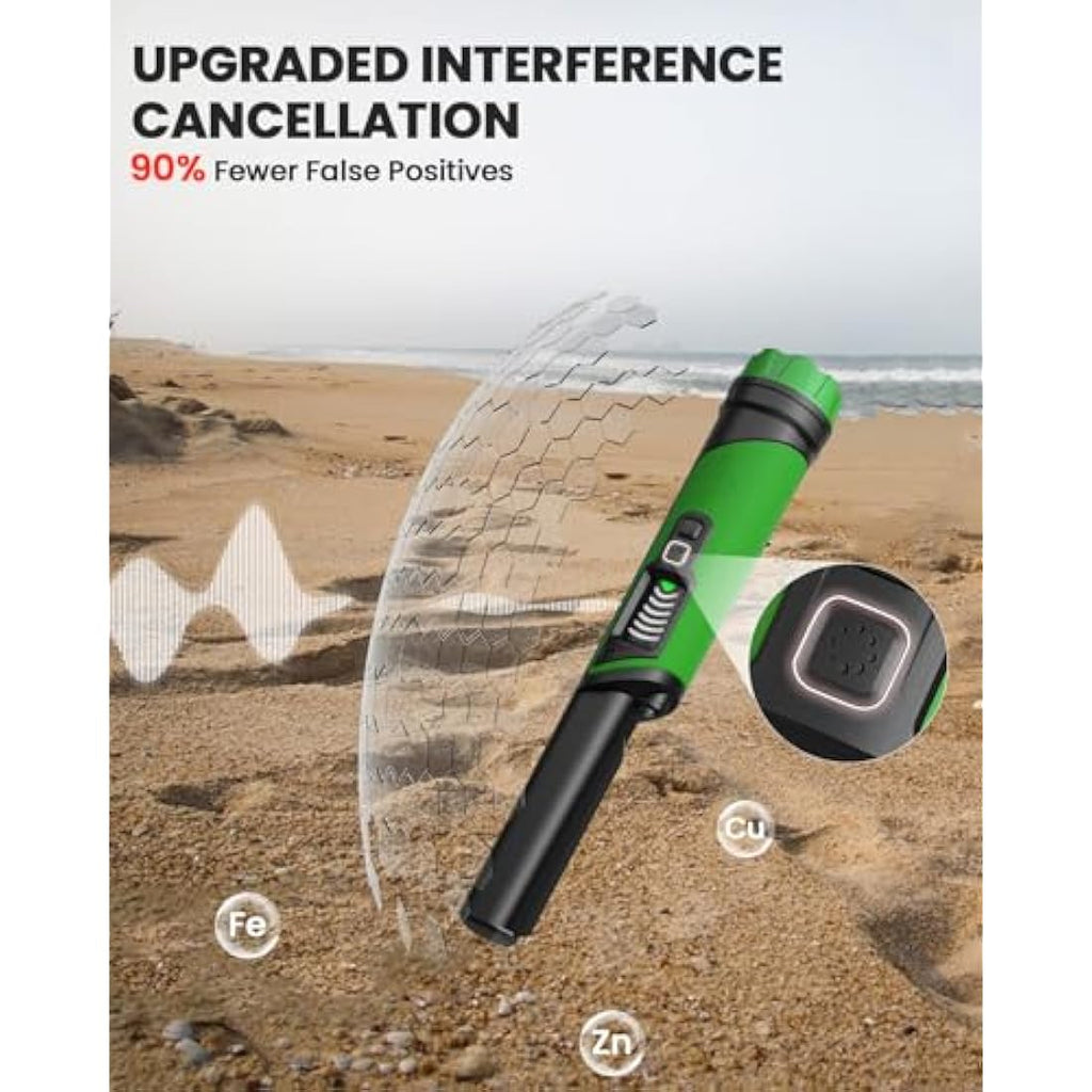 DR.ÖTEK Metal Detector Pinpointer | IP68 Waterproof Handheld with LCD Screen