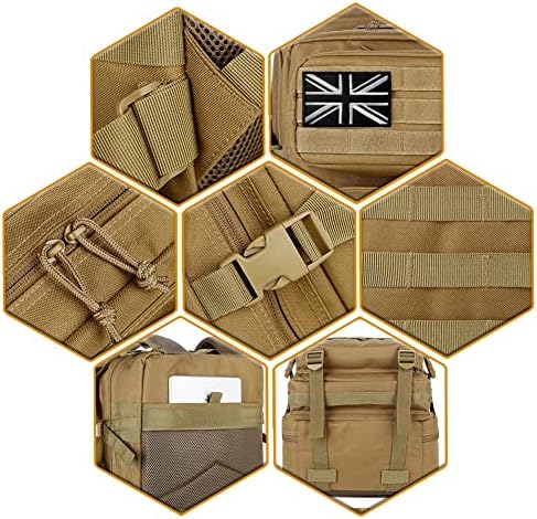 45L Military Tactical Backpack – Molle Army Assault Pack
