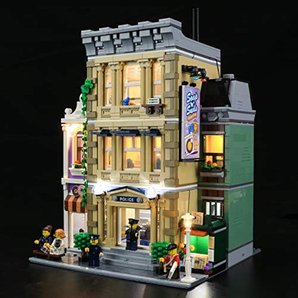 Briksmax LED Lighting Kit for LEGO 10278 Police Station | Remote Control
