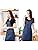 Denim Adjustable Kitchen Apron with Pockets - 2 Pack
