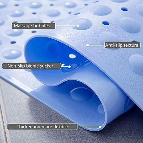 Stafeny Non-Slip Shower Mat for Inside the Non-Slip Anti-Mould Rubber Shower Mat White, 50x80cm - image 4