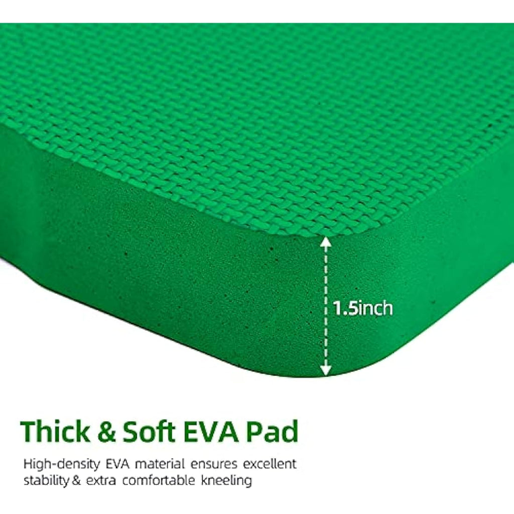 Ohuhu Premium Thick Kneeling Pad – Large EVA Foam Gardening Mat, Green