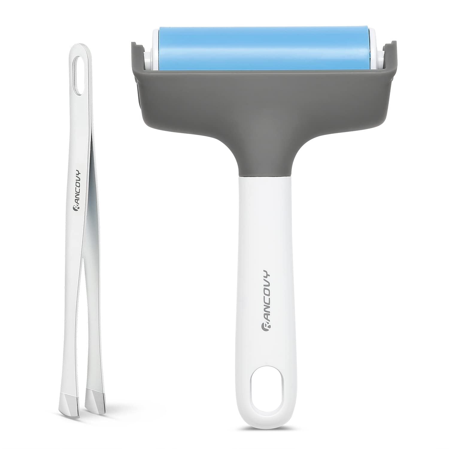 RANCOVY Brayer Roller and Mat Remover Tweezers Set for Cricut & Vinyl