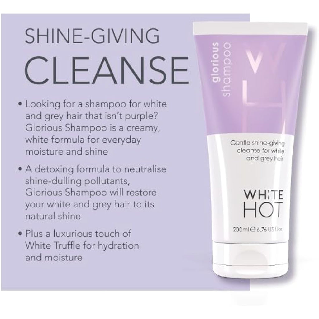 White Hot Cleanse & Condition Trio | Brightening Purple Shampoo & Conditioner
