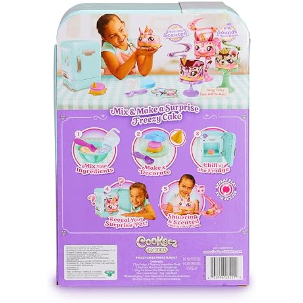Cookeez Makery Freezy Cakez – Interactive Scented Shivering Plush