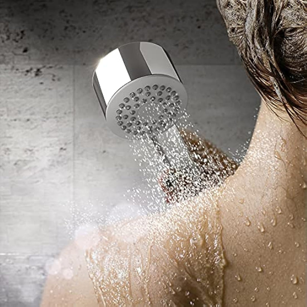 Gedy G-Trendy 01 Chrome Shower Head - Water-Saving ABS 1-Jet