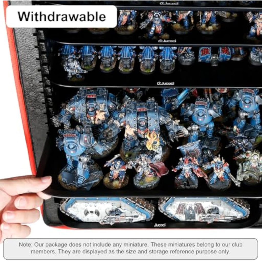 Jucoci Miniatures Storage Case | Tabletop Wargaming Figure Transport Box