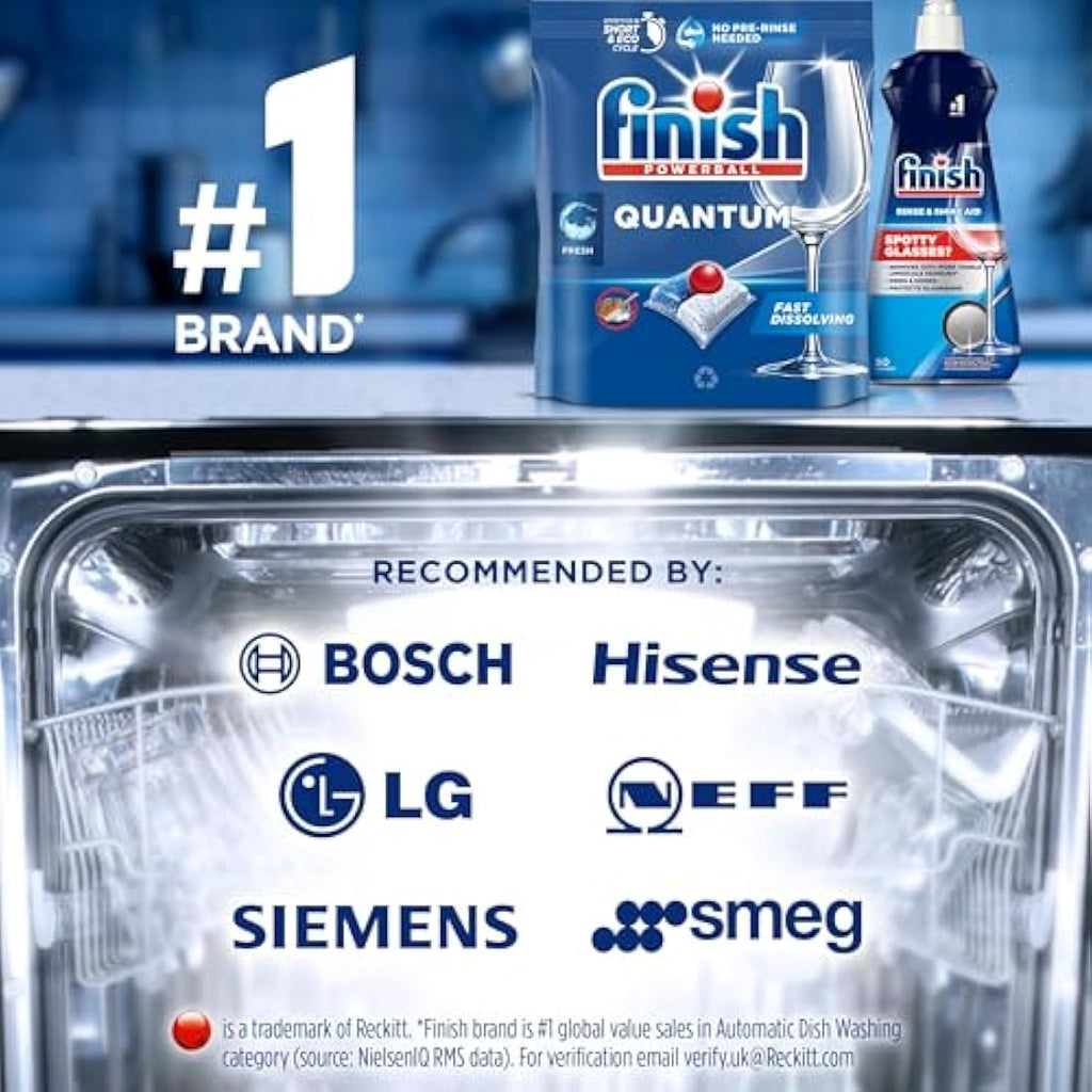 Finish Quantum Infinity Shine Dishwasher Tablets - 100 Count Original