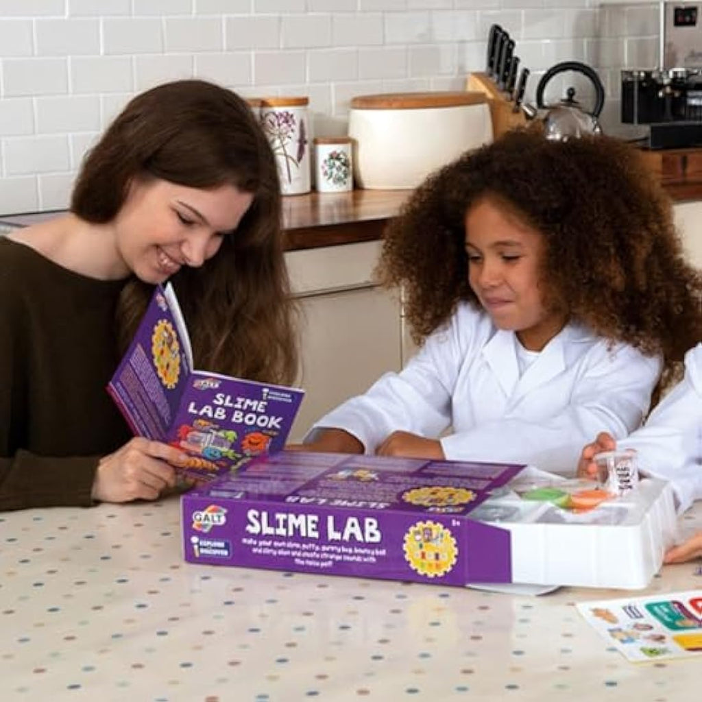Galt Slime Lab – STEM Science Kit with 7 Experiments for Kids Ages 5+
