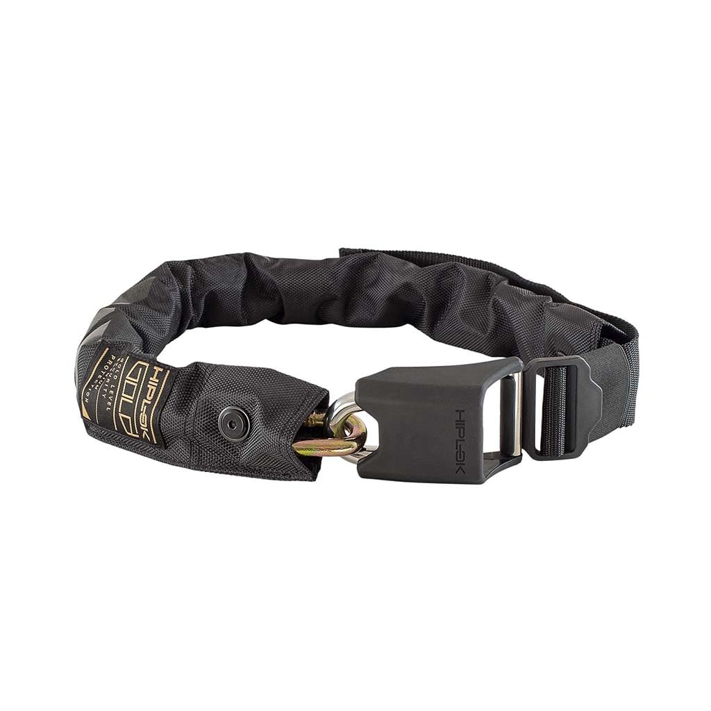 Hiplok Gold Wearable Bike Chain Lock – 85cm Hardened Steel – Black