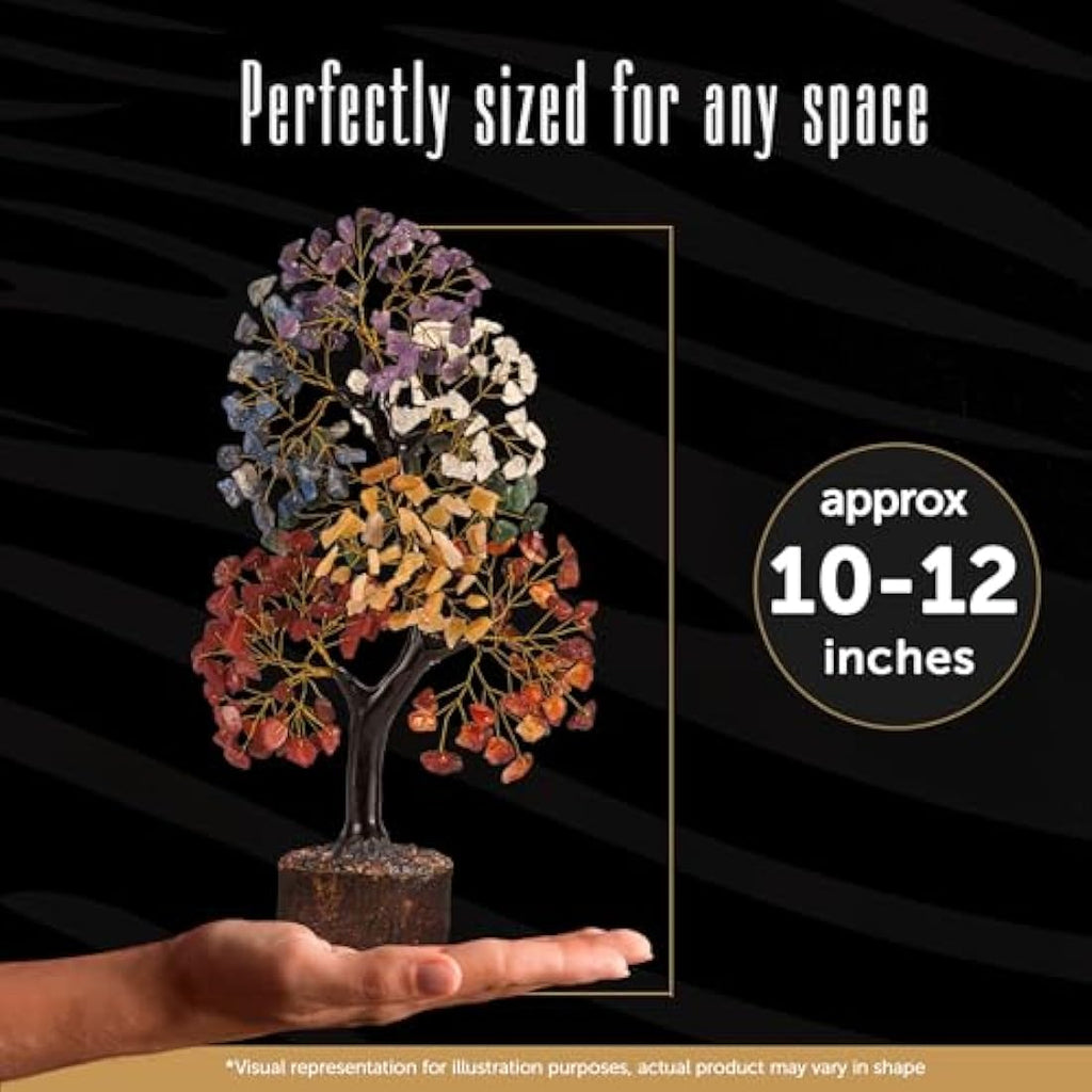 Seven Chakra Tree of Life – Healing Crystal Feng Shui Money Tree