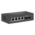 Davuaz 2.5G Ethernet Switch | 4 x 2.5G Ports & 2 x 10G SFP | Fanless Design