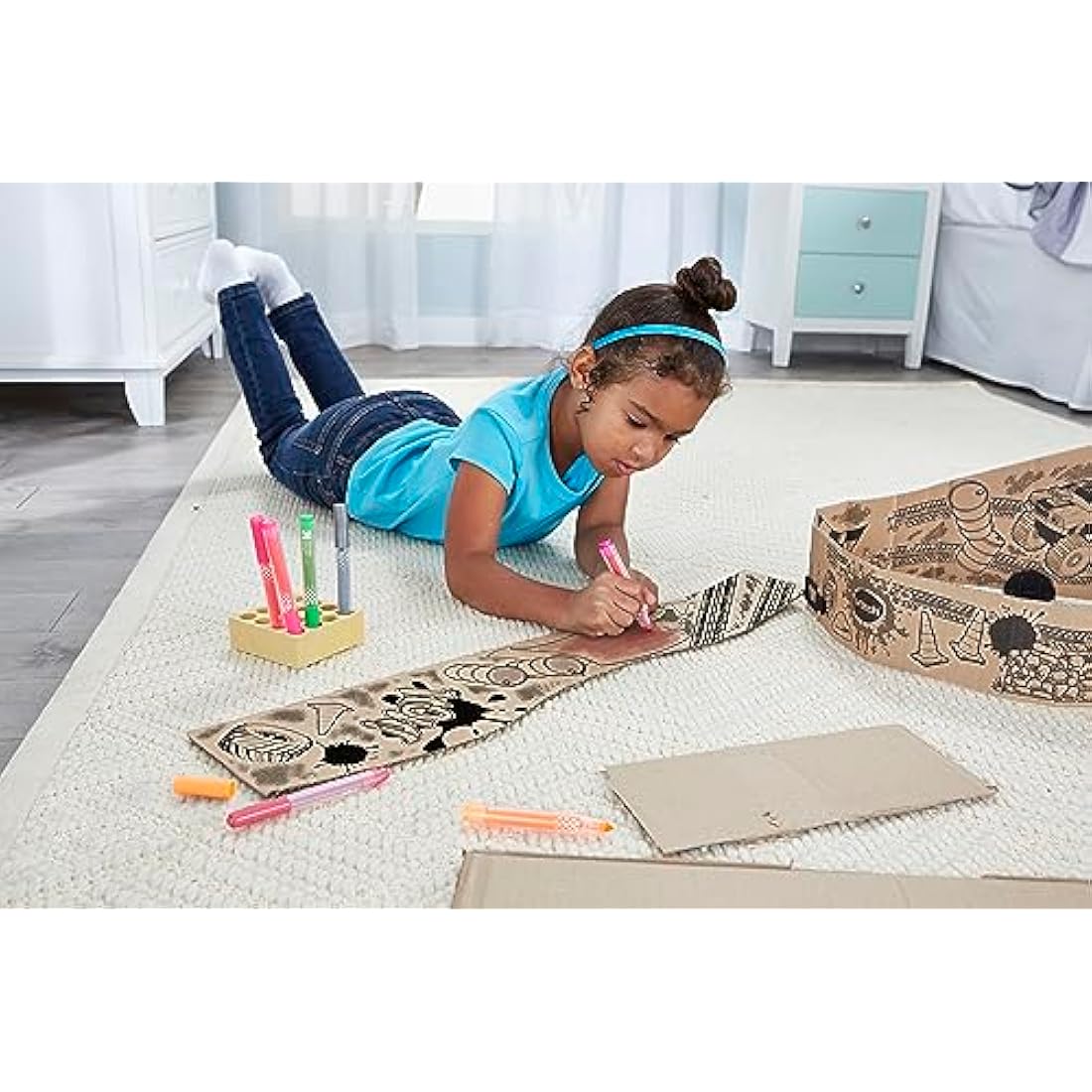 VTech Car-Board Racers Monster Truck & Track DIY Cardboard Playset