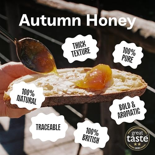 Black Bee Honey – Pure British Autumn Honey | Raw & Unprocessed – 1kg