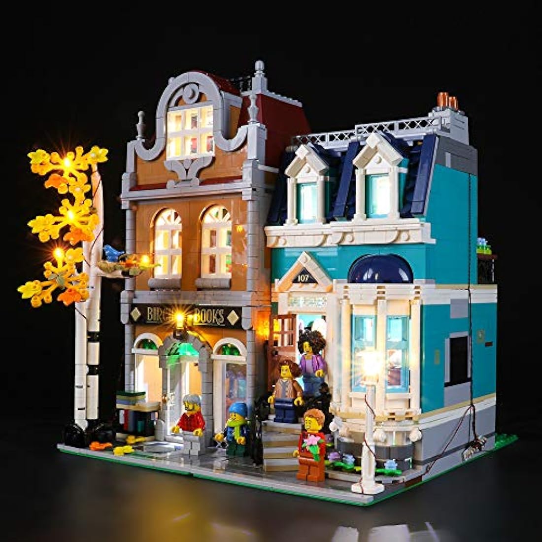 Briksmax LED Lighting Kit for LEGO 10270 Bookshop Building Model