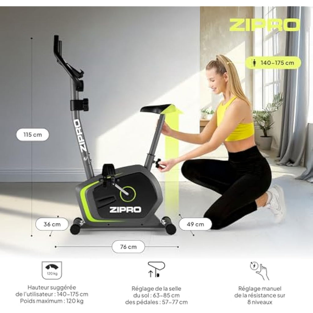Zipro Magnetischer Fitnessbike Heimtrainer – Jolof Store Hometrainer