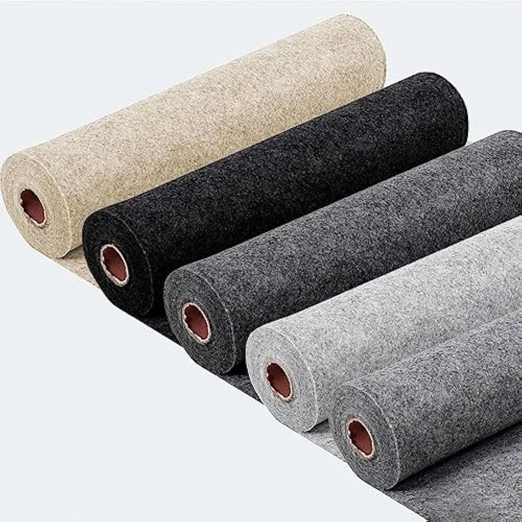 Silver 4-Way Stretch Van Lining Carpet - 7m x 2m Roll