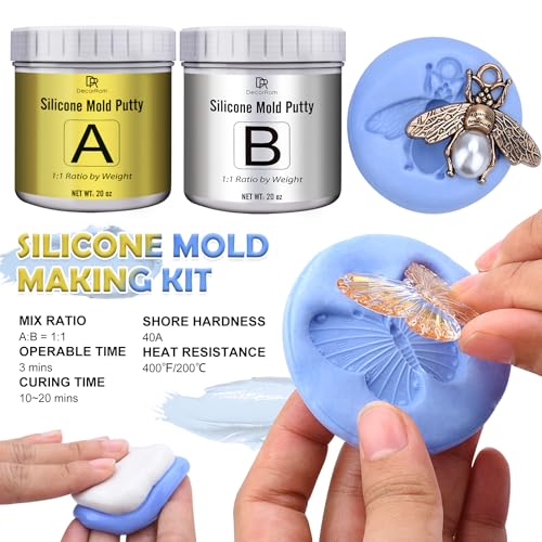Silicone Putty - 1,200g Fast Curing Mold Making Kit