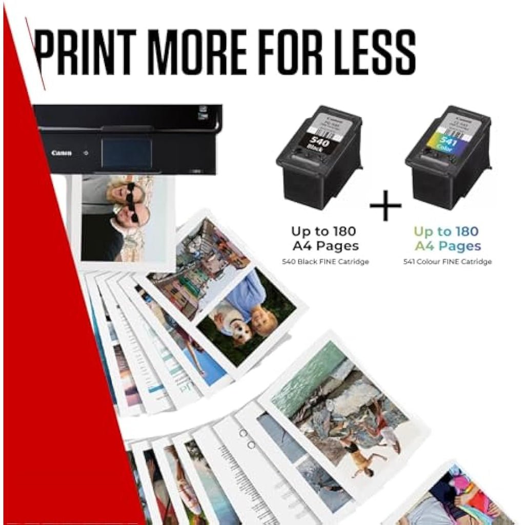 Canon PG-540/CL-541 Ink Multipack with 50 Sheets Glossy Photo Paper
