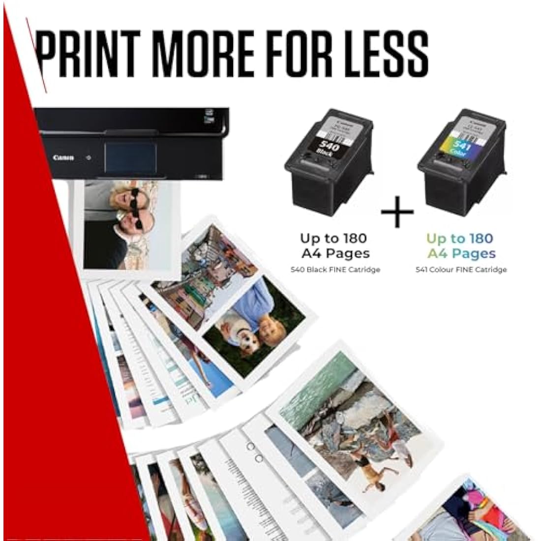 Canon PG-540/CL-541 Ink Multipack with 50 Sheets Glossy Photo Paper