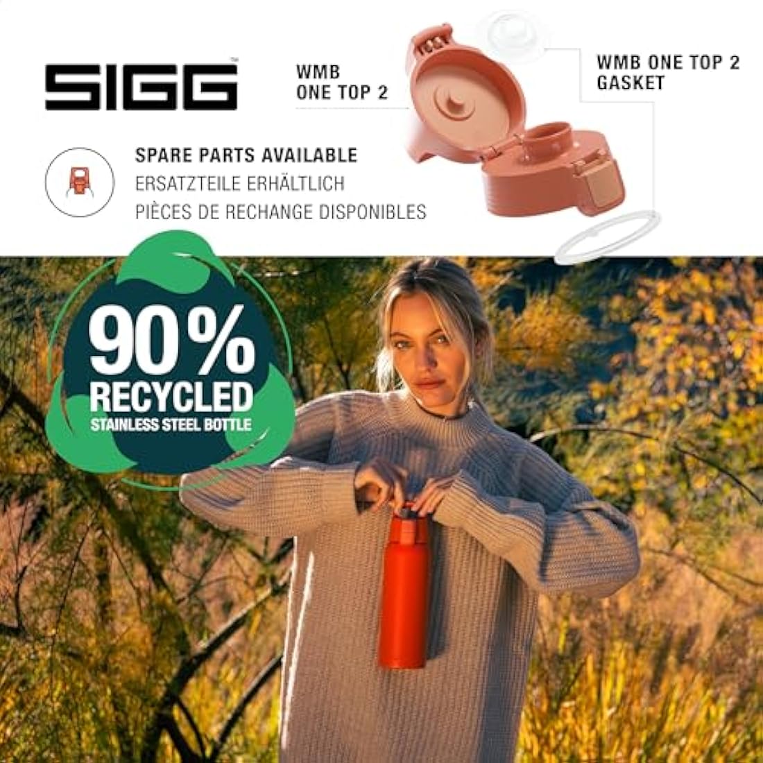 SIGG Shield Therm One Insulated Stainless Steel Water Bottle - 0.5L-1L