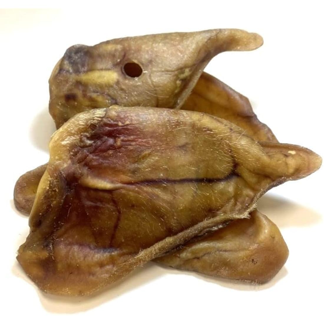 Natural Pigs Ears Dog Treats – High Protein Air-Dried Chews (10 Pack)