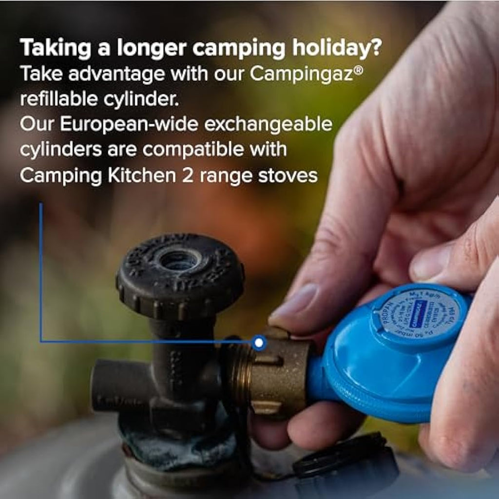 Campingaz Camping Kitchen 2 | 2-Burner Portable Gas Stove | 4000W