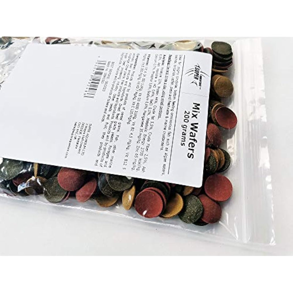 Montaur Tropical Bottom Fish Mix Wafers – Pleco & Catfish Food (200g)