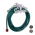 Relaxdays Antique Wall-Mount Garden Hose Reel | Cast Iron Storage Rack