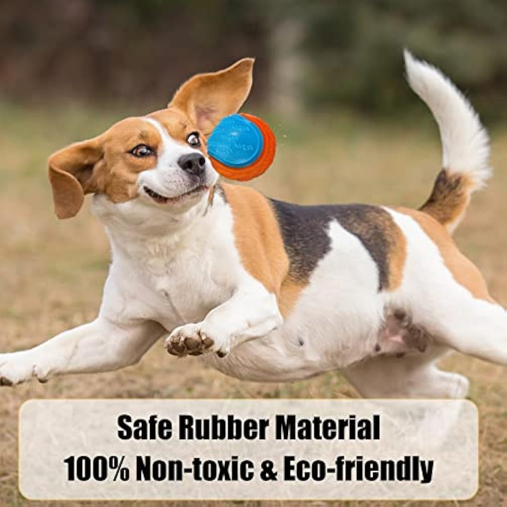 Jolof Store Squeaky Dog Ball 4-Pack – Durable Interactive Pet Toy