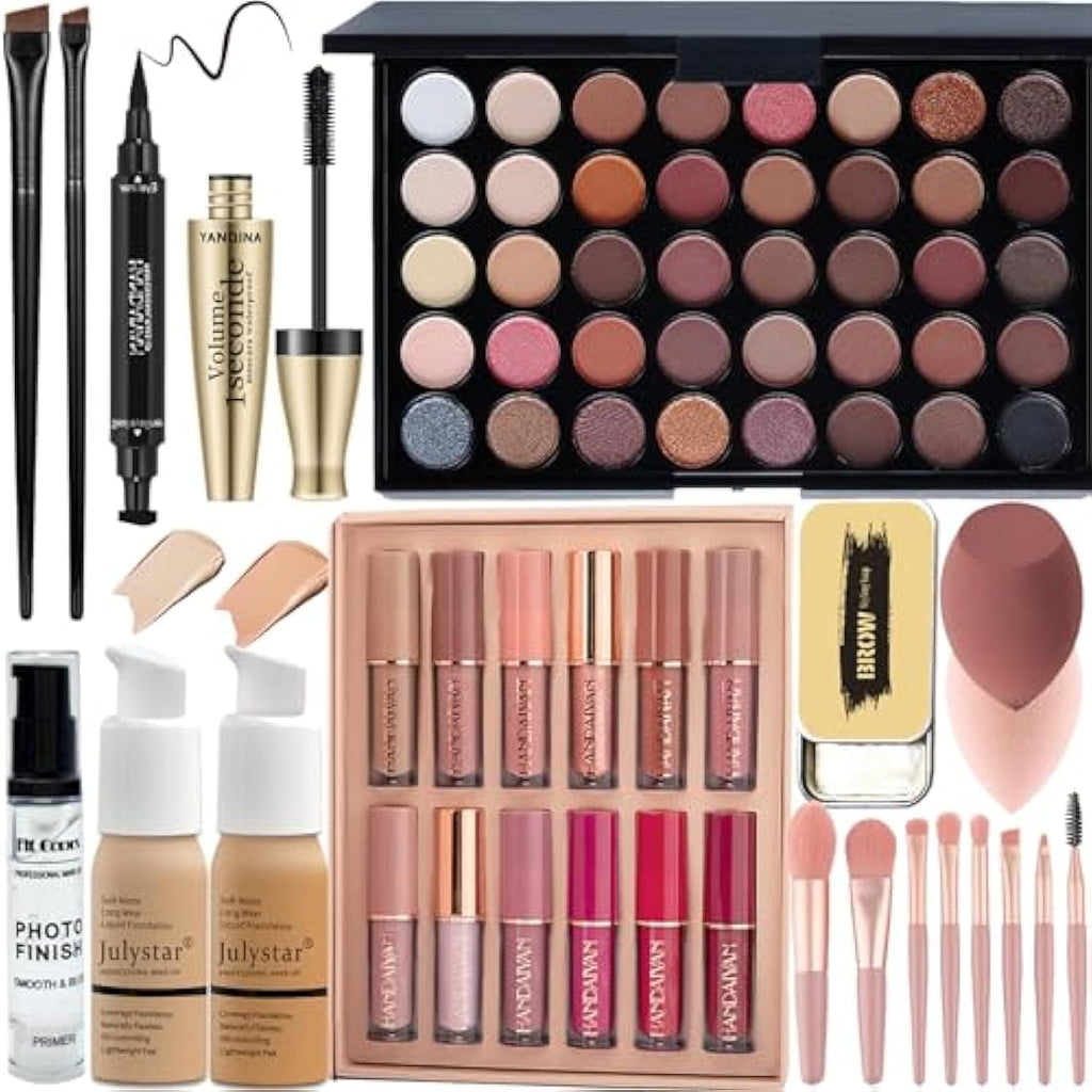 Jolof Store All-In-One Makeup Kit – 40 Color Eyeshadow & Cosmetic Set
