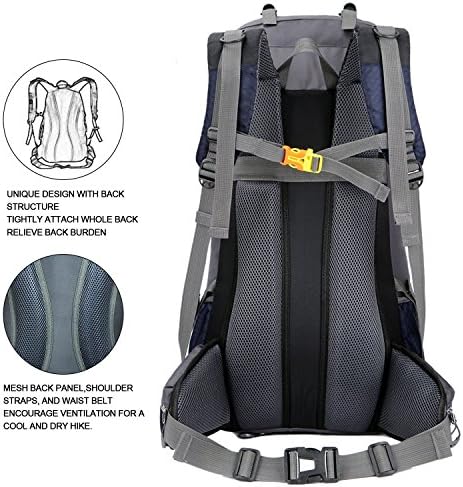 60L Waterproof Hiking Backpack – Lightweight Camping Rucksack