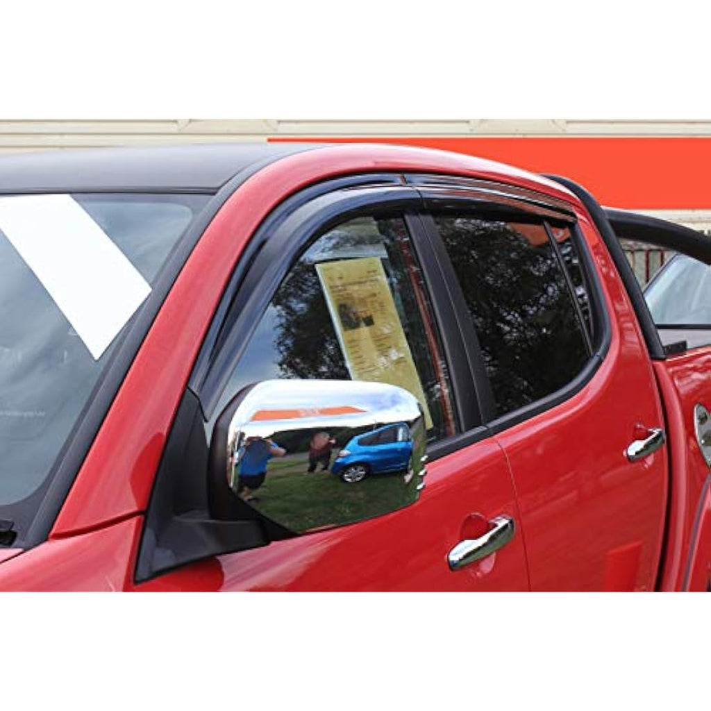 Auto Clover Wind Deflectors for Mitsubishi L200 2006-2015 Double Cab