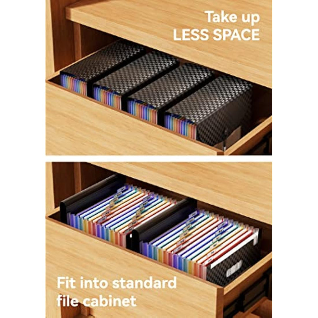 ABC life 13 Pockets Expanding File Organiser | A4 Grid Document Folder